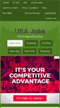 Mobile Screenshot of jobsusajobs.com